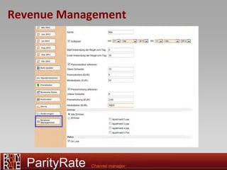 Revenue Management
 