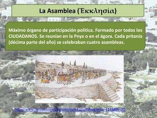 Tema 1.Las instituciones de la democracia ateniense | PPSX