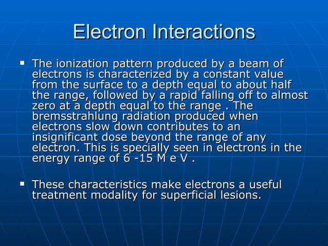 Interaction of Radiation with Matter | PPT | Physics | Science
