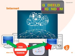 12 januari 2017
Klik & Tik: 1 - Internet 17
Internet
 