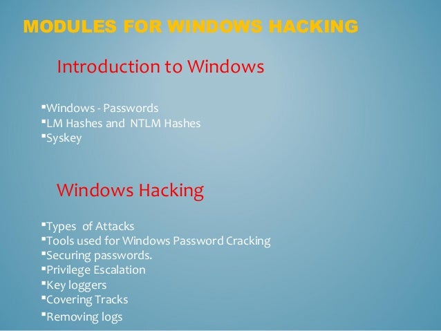 an introduction to hacking Introduction welcome to the hac2 - ethical hacking part i course of study my name is allen clarkson i will be the mentor guiding you through this area of study i hold a bs in philosophy and classical studies and an ms in technology management. an introduction to hacking Introduction welcome to the hac2 - ethical hacking part i course of study my name is allen clarkson i will be the mentor guiding you through this area of study i hold a bs in philosophy and classical studies and an ms in technology management.