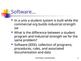 IntroIntroduction to Software Engineering | PPT
