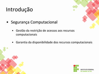 1 - Segurança - introducao