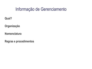 O que é Gerenciamento de Redes e Serviços? 