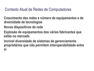 Áreas de Gerenciamento 