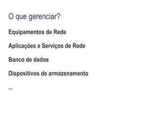 SMI – Estrutura da Informação de Gerenciamento 