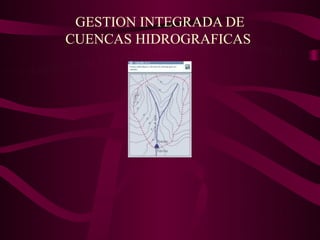 GESTION INTEGRADA DE
CUENCAS HIDROGRAFICAS
 