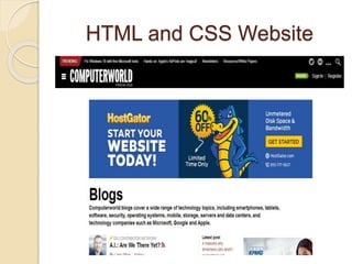 HTML and CSS Website
 