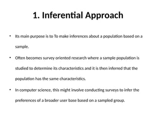 Introduction to research methods in computing | PPTX