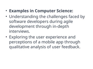 Introduction to research methods in computing | PPTX