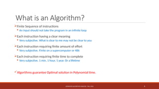 Theory of Optimality Algorithms & Heuristics | PPTX