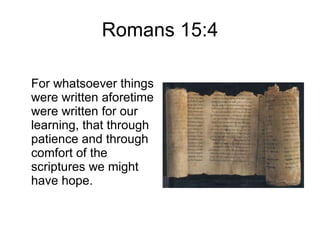 He opened their minds | PPT