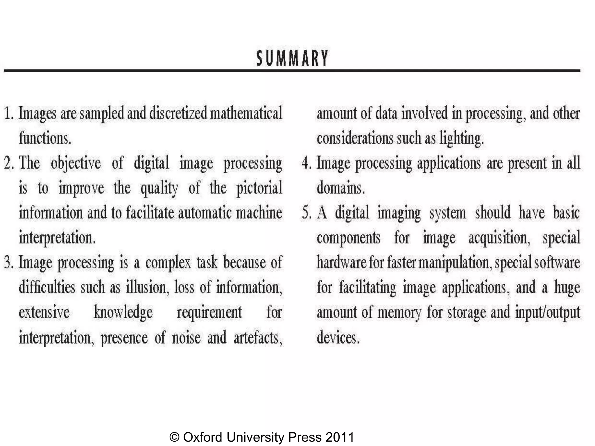 © Oxford University Press 2011
 