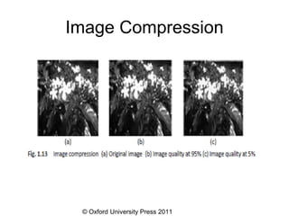 © Oxford University Press 2011
Image Compression
 