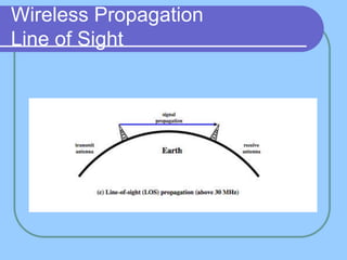 Wireless Propagation
Line of Sight
 