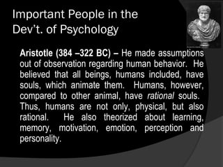 1.introduction and brief history of psychology presentation
