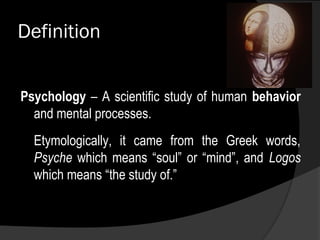 1.introduction and brief history of psychology presentation