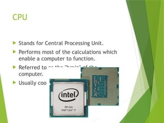 Comprehensive Introduction to ICT and Computer Fundamentals | PPTX