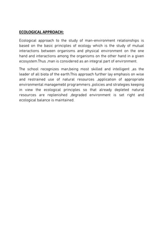 Comprehensive Overview of Environmental Geography: Concepts and ...