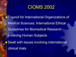 Introduction to research ethics | PPTX