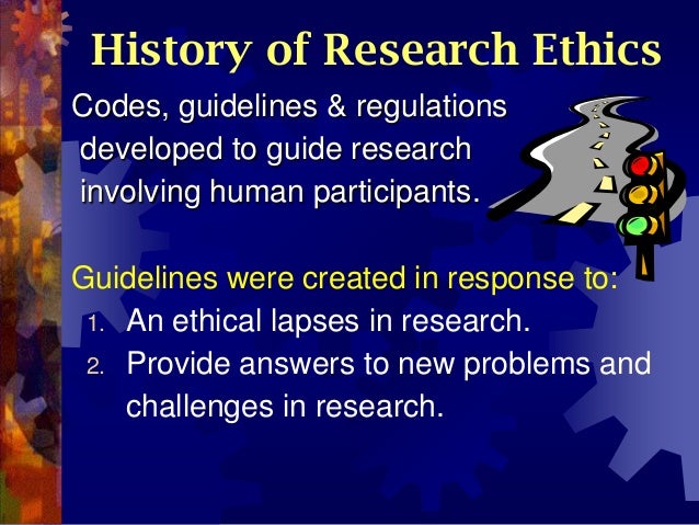 history of research ethics