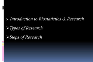 1 - Introduction to Biostatistics and Research.pdf
