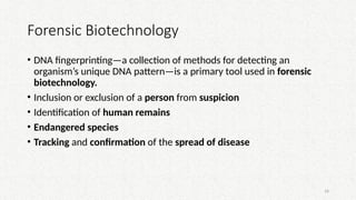 1-Introduction to Biotechnology The science of using living | PPTX