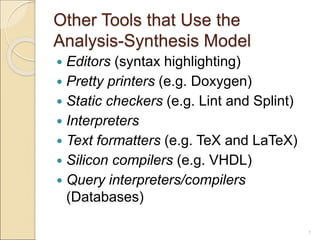 1 - Introduction to Compilers.ppt | Programming Languages | Computing
