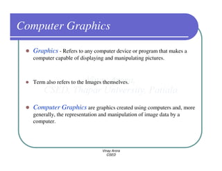 CG - Introduction to Computer Graphics | PDF