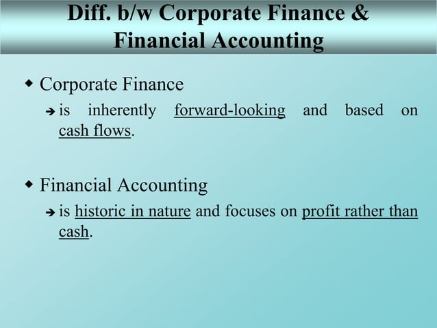 1. introduction to corporate finance | PPT