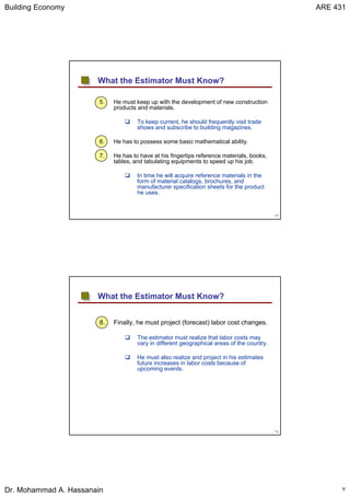 1 introduction to cost estimating | PDF