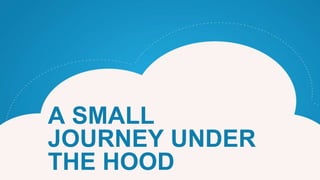 Docker - Walid Ashraf
A SMALL
JOURNEY UNDER
THE HOOD
 