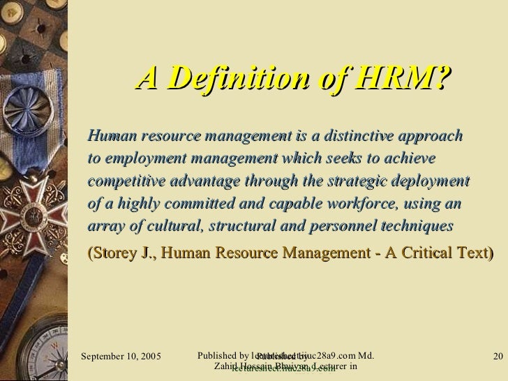 1.introduction to hrm