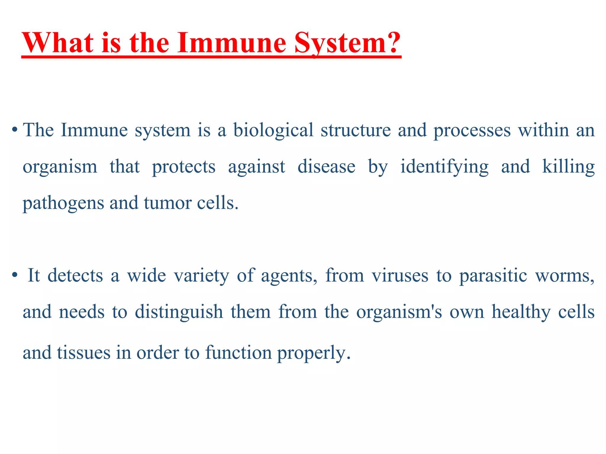 Human Immunity Introduction Introduction to Immunology | PPT