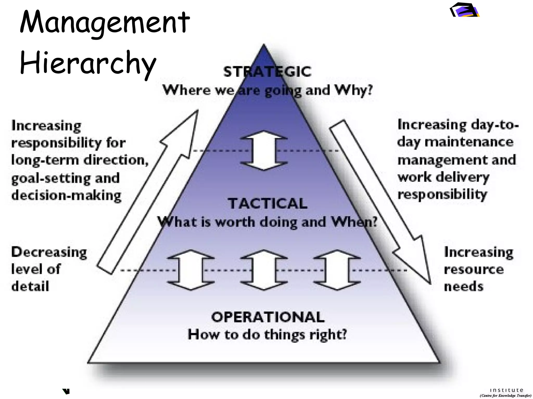 Management  Hierarchy 