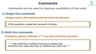 Introduction_To_Python (1)that helps you | PPT