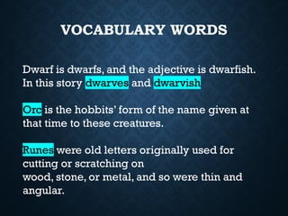 Introduction to Tolkien - The author of the book entitled The Hobbit | PPTX