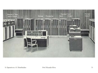 S. Operativos e S. Distribuídos Prof. Ricardo Silva 31
 