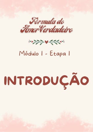 INTRODUÇÃO
Módulo 1 - Etapa 1
 