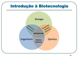 16 
Introdução à Biotecnologia 
 
