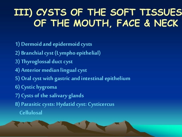 1 intro to cyst, classification & pathophysiology neck glands diagram 