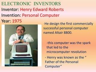 #1 inventors & inventions-grade 3- 1 | PPTX | Computing | Technology ...