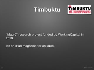 1. Italian Startups
Glancee
29
http://www.youtube.com/watch?v=uLshDeggaQs
 