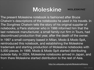 1. Italian Startups
Arduino
39
http://en.wikipedia.org/wiki/Arduino
Arduino is a single-board microcontroller, intended to make the
application of interactive objects or environments more
accessible. The hardware consists of an open-source
hardware board.

Arduino boards can be purchased pre-assembled or as do-it-
yourself kits. Hardware design information is available for those
who would like to assemble an Arduino by hand. It was estimated
in mid-2011 that over 300,000 oﬃcial Arduinos had been
commercially produced.

 