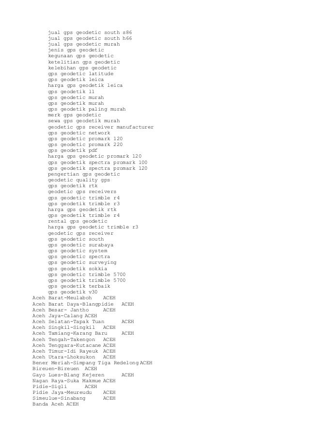 1 Jasa Survey Gnss Gps Geodetik Kalimantan Timur Balikpapan Kaliman