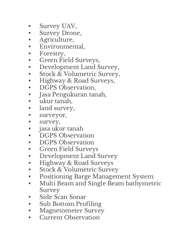 Jasa Layanan Service Survey Pemetaan Land Survey Ukur Tanah Lampung
