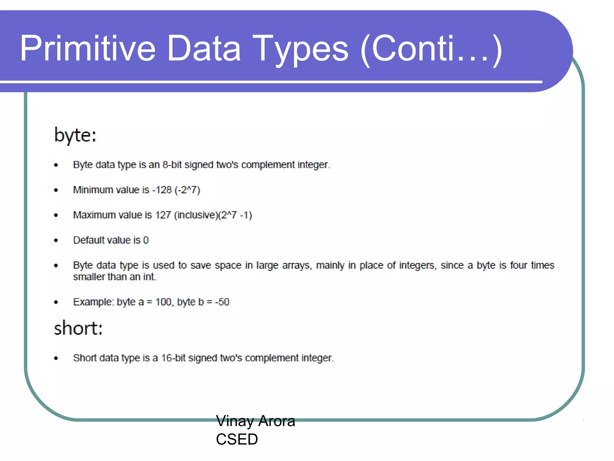 1 java - data type | PPT