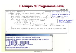 Linguaggio Java | PDF