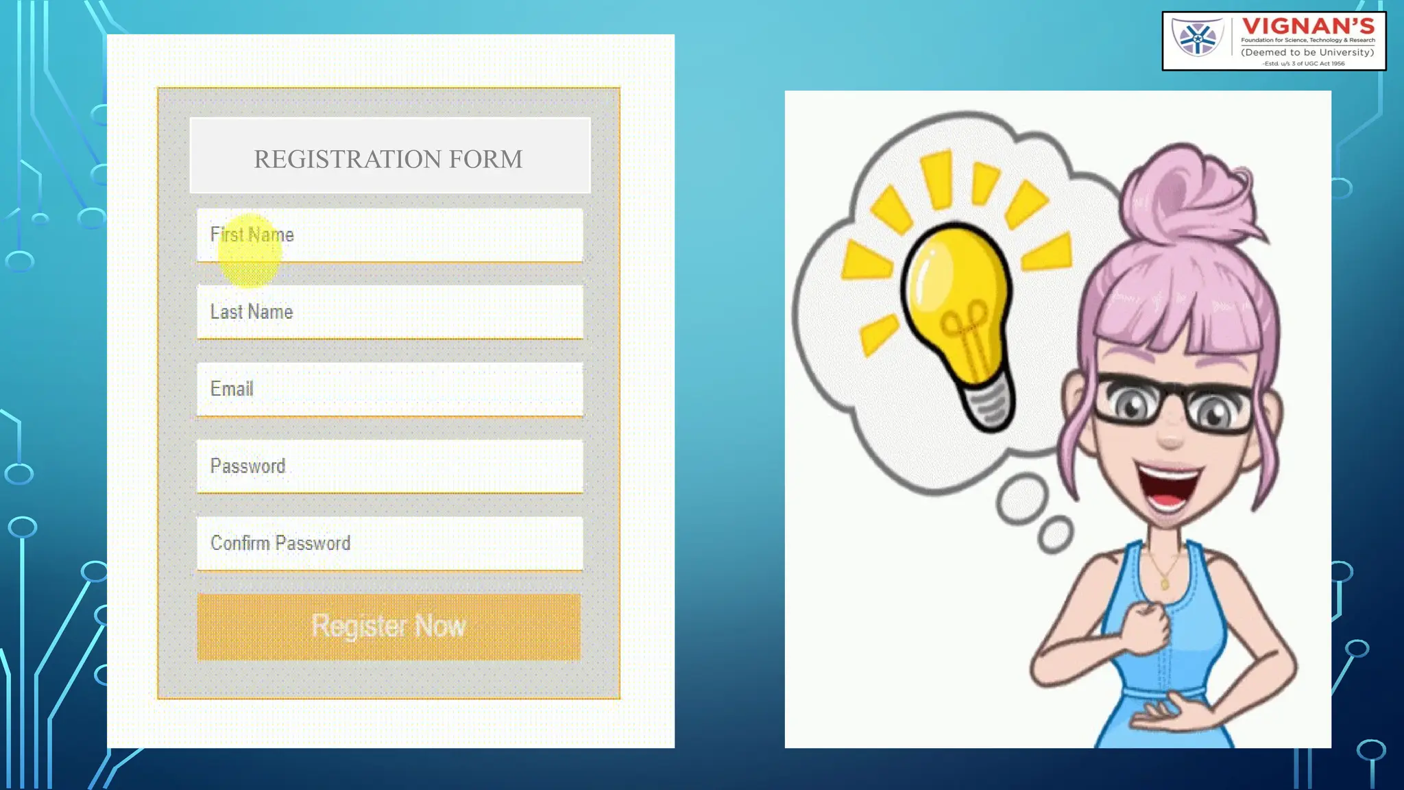 REGISTRATION FORM
 
