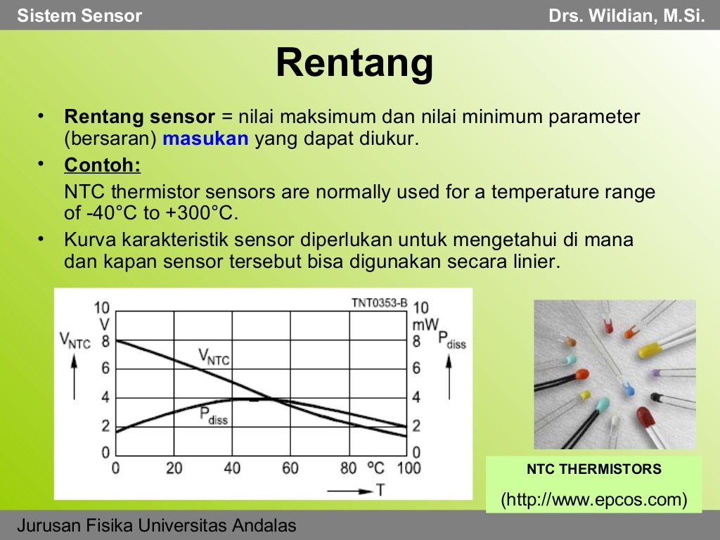 1 karakteristik sensor